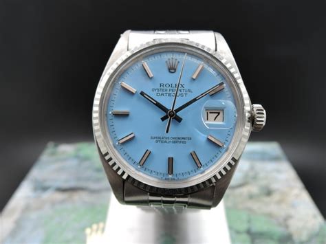 rolex lichtblauwe plaat